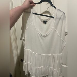 Torrid white flowy top